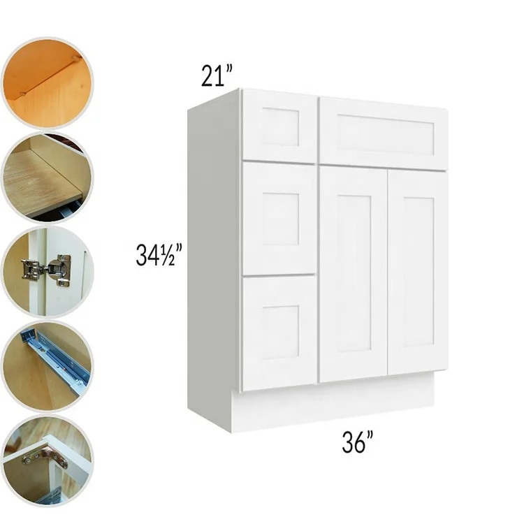 Rta Solid Wood 36 Inch Bathroom Vanity Made In Vietnam Buy 36