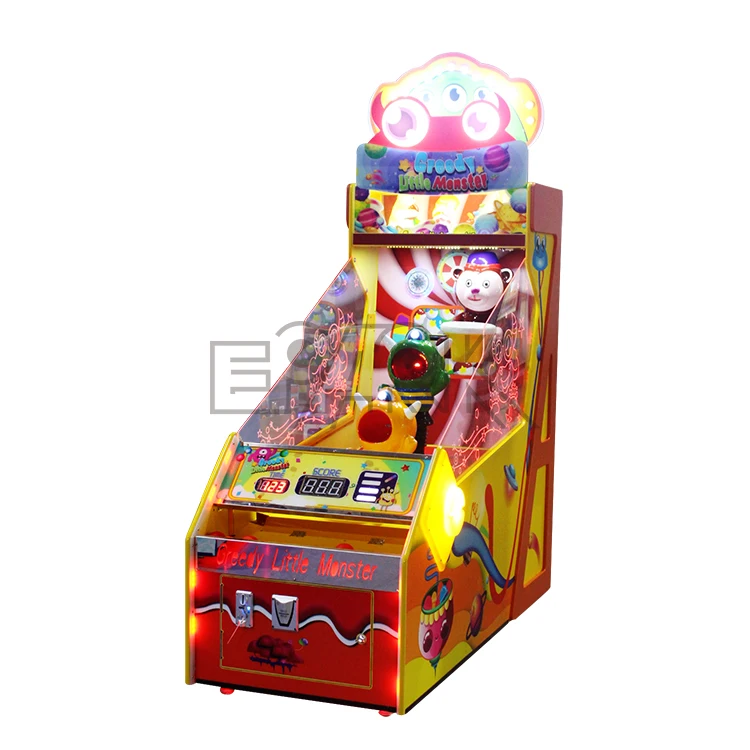 

Hot selling 1p redemption games shooting ball into month gift game machine for sale