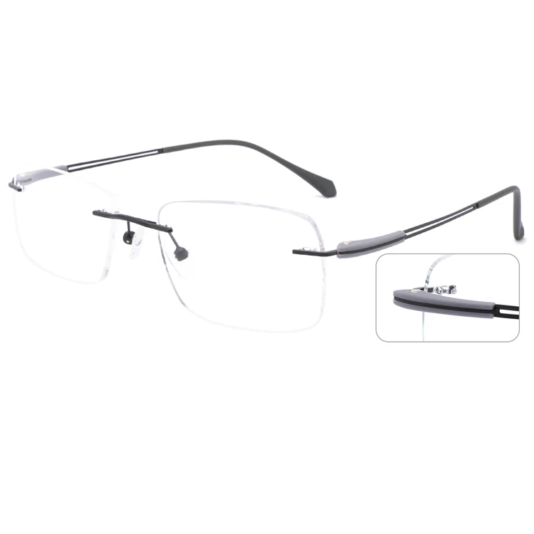 

Ready stock 2019 Rimless Metal optical glasses high quality metal CP INJECTION optical frame no moq bicycle sun glass Frames, Custom color