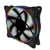 

120mm 4colors 12cm circle LED fan for computer case 12v amazing multicolor cooler fans