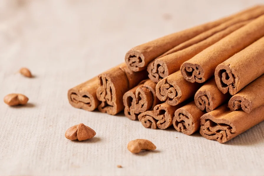 Scientific illustration showing cinnamon compounds interacting with human metabolism pathways