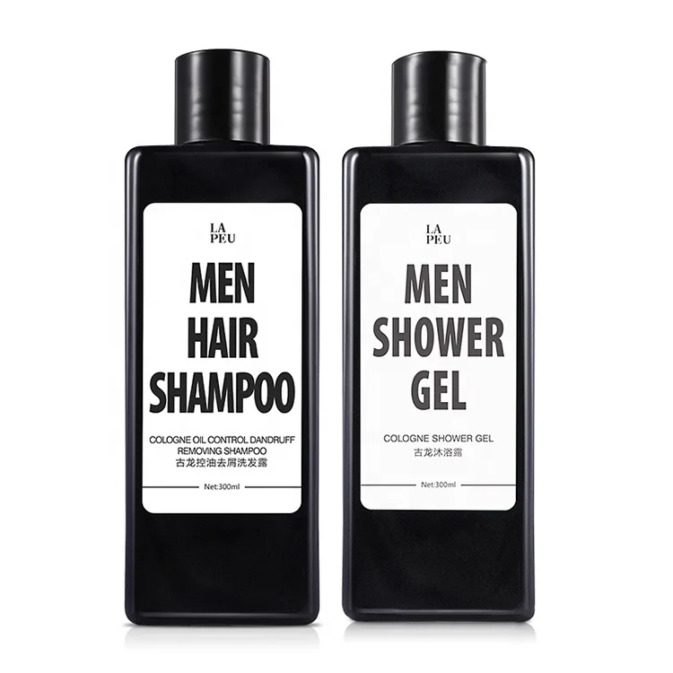 

Wholesale Men Body Hair Care Set Products Men Anti Dandruff Clear Hair Shampoo Moisturizing Gel Body Wash Set