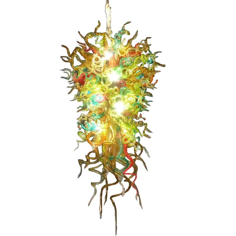 

Fancy Large Colored Murano Glass LED Dining Room Lighting Art Design Pendant Lamp, Customized color