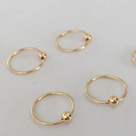 

NANA high quality 14k italian gold filled earring hoops,12x0.76mm brass gold filled earring hooks findings