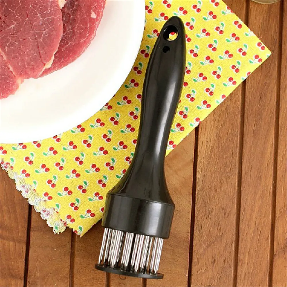 

New Kitchen Tools Hot Sale Top Quality Profession Meat Tenderizer Needle With Stainless Steel Kitchen Tools Drop shipping, As photo