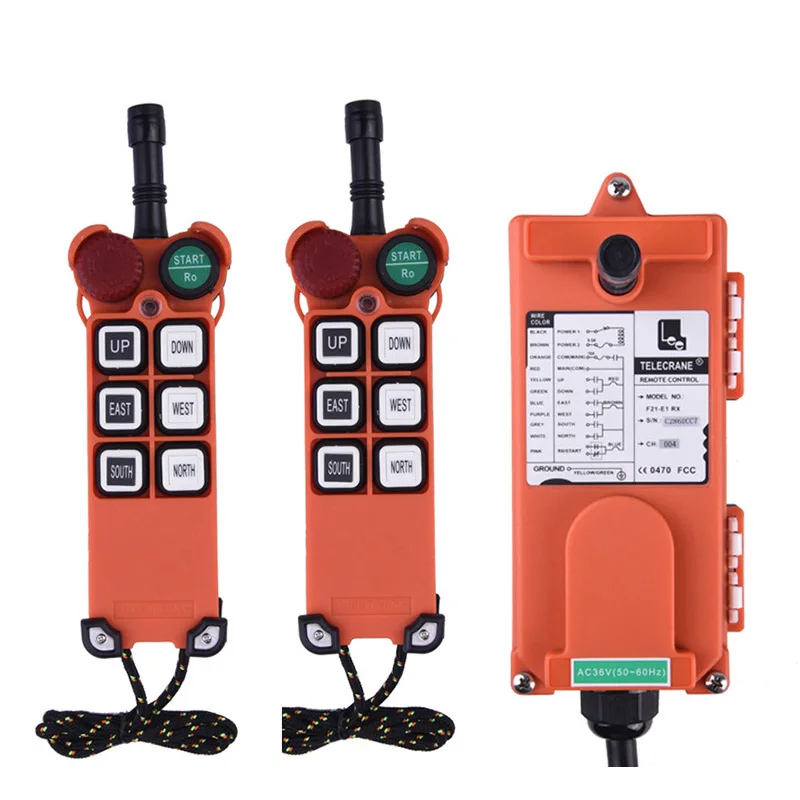 

Telecrane F21-E1 dc 12v industrial crane electric hoist wireless remote control