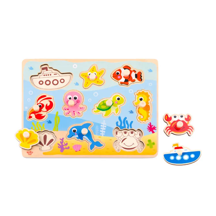 

2023 New toys Wooden Play Marine Puzzle educational toy for children