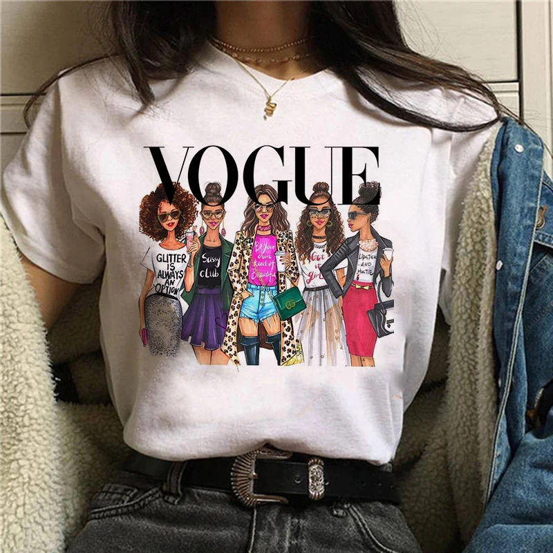 

Vogue Princess Kawaii Harajuku T Shirt Women Ullzang Cute T-shirt grunge aesthetic Graphic Tshirt 90s Fashion Top Tees Female