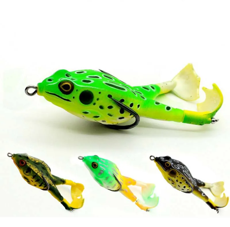 

Jetshark 9cm 13.7g Topwater Fly Fishing Artificial Insect Soft Lures Frog Fishing Lure