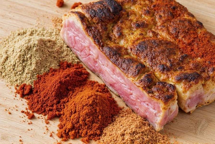 Grilled lamb chops seasoned with mediterranean dry rub