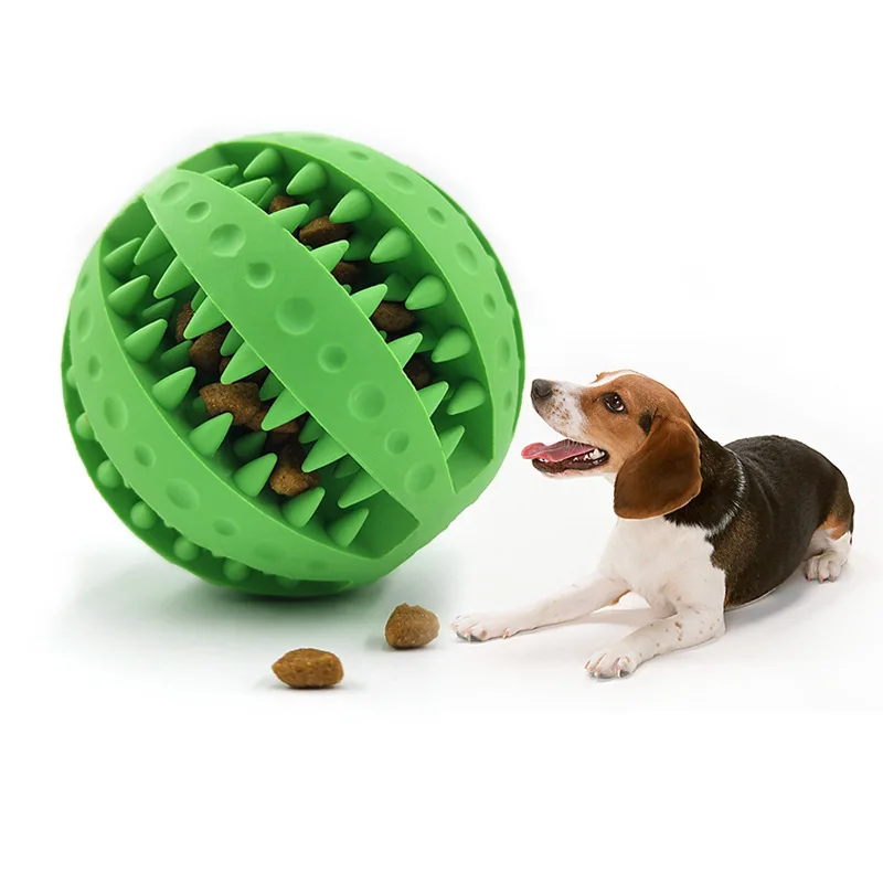 

Healthy Spot Pet Teeth Cleaning Durable Ball Pet Chew Ball Treat Food Dog Toy