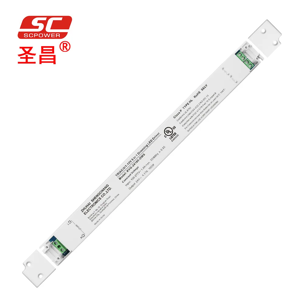 
Low Voltage 100V 277V Switching Power Supply 100W 24V 4.17A SMPS LED Lighting Transformer 
