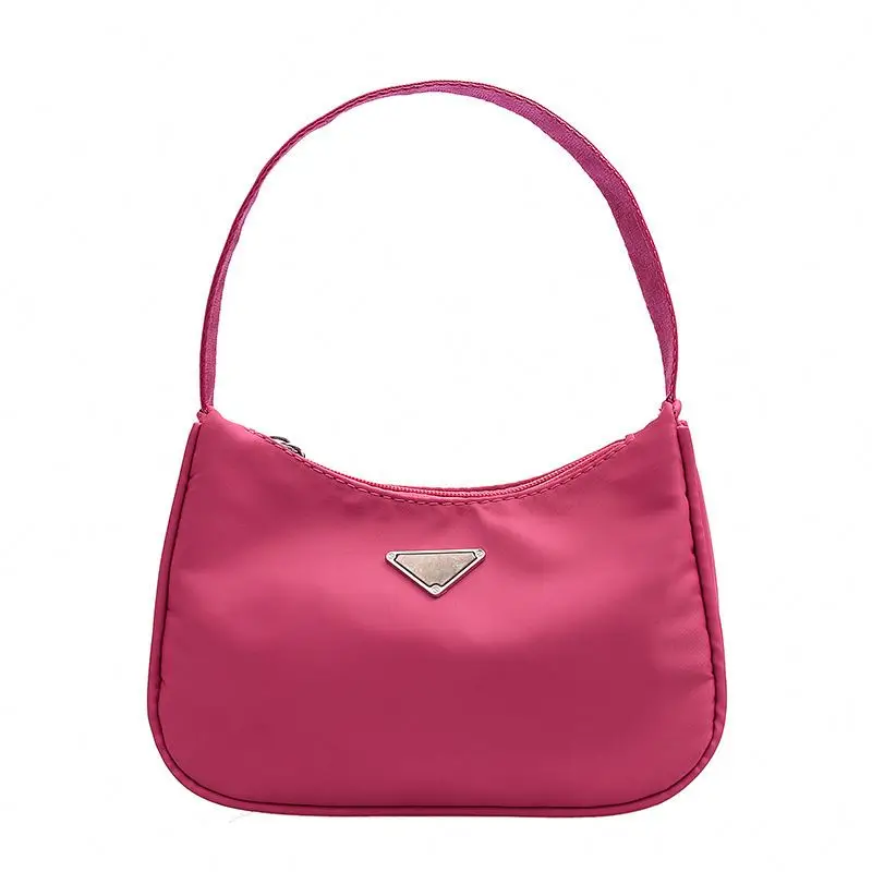 

Hot Avocado Green Vintage Nylon Underarm Bag Ladies Bags Handbag With High Sales, Yellow, green, black, rose red