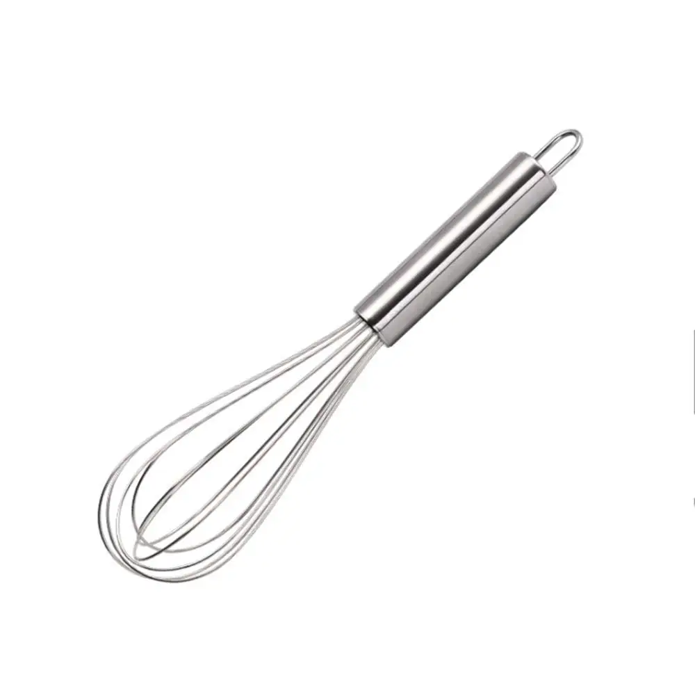 

Hot selling practical kitchen hand mixer egg whisk stainless steel, Sliver