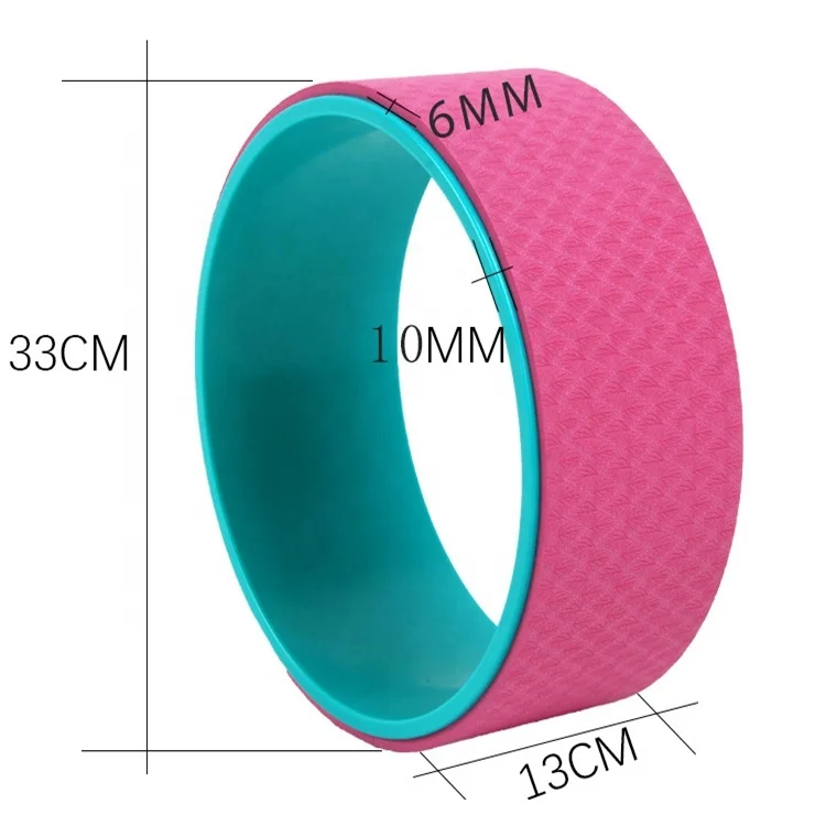 

Rubber Yoga Ring Environmental Protection Non-toxic Magic Massage Roller, Green + pink, green + green, green + black
