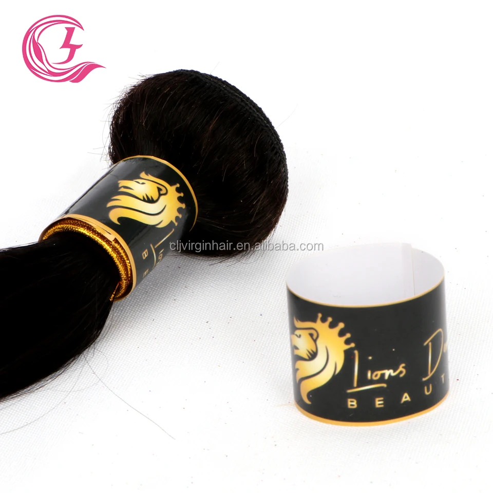 Hair Extension Packaging Bundle Labels Wrap Hair Labels Wholesale Price