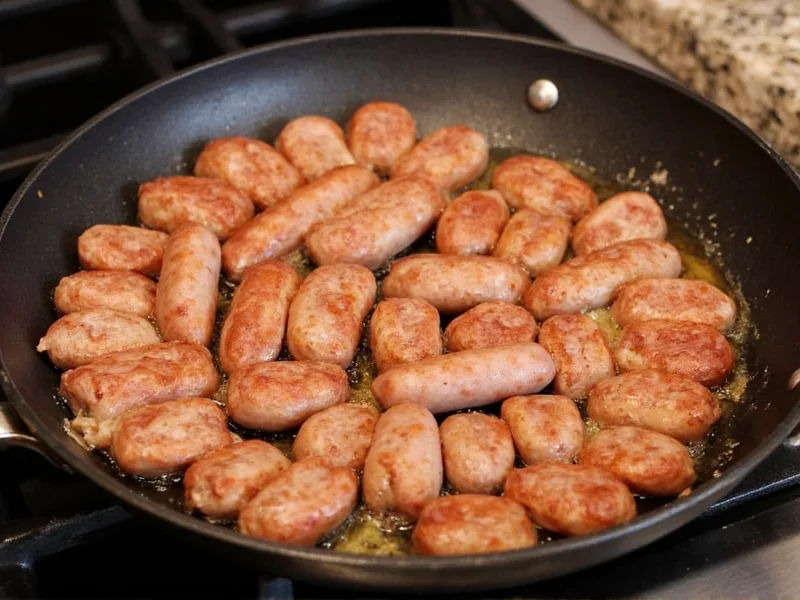 how to cook sausage in a pan