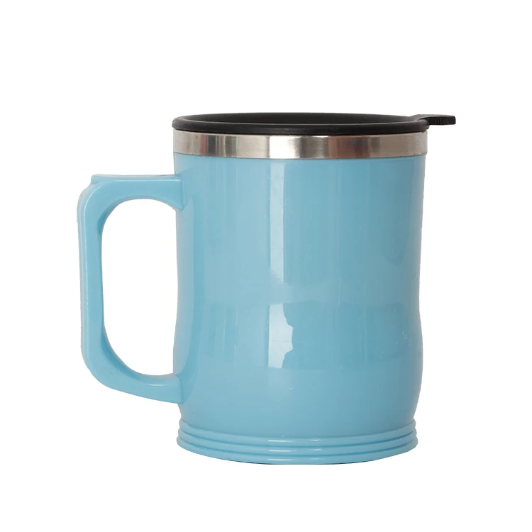 

New Portable Thermos Vacuum Flask 18/8Stainless Steel Bottle Coffee Tumbler Car Bottle Skinny Tumbler In Bulk With Handle, As picture