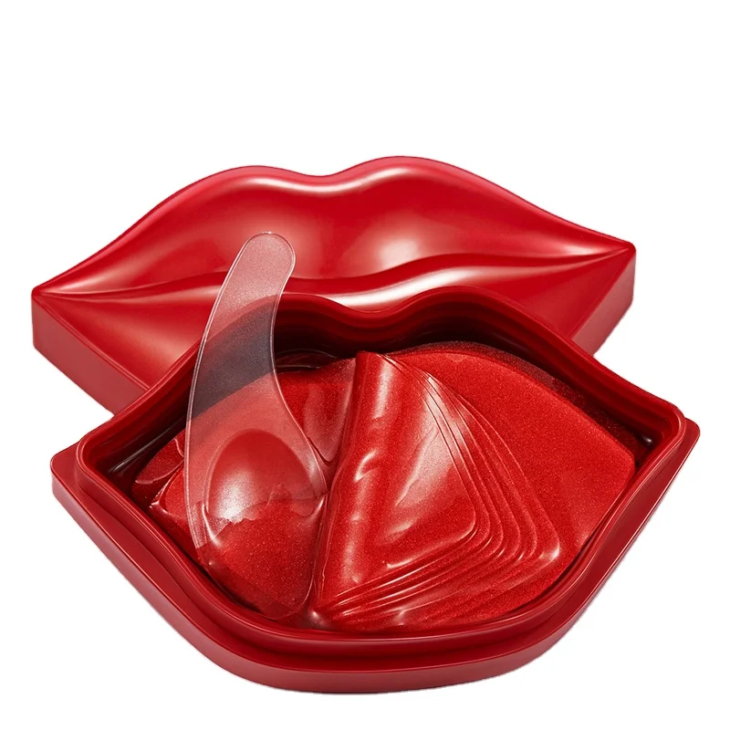 

Cherry Hydrating Moisturizing Lip Mask Anti-Drying Lightening Lip Lines Lip Care, As picture