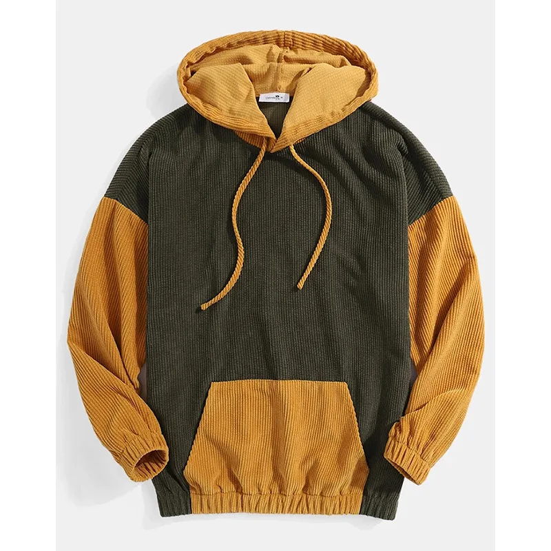 

hina supplier blank high quality hoodies wholesale weave corduroy hoodie, Customized color