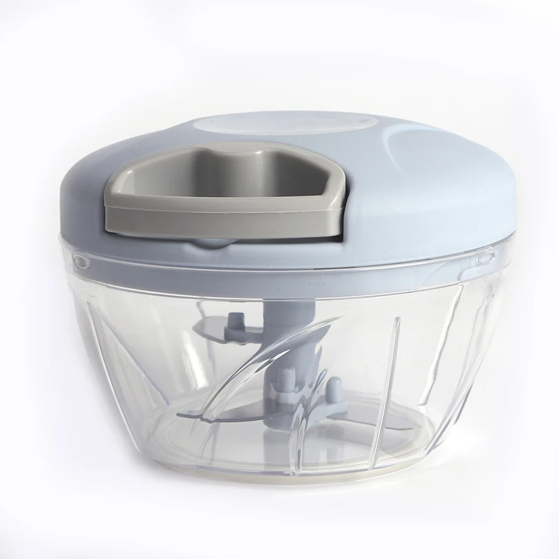 

Easy Hand Magic Chopper Hold 400ml Professional 3 Blade Omnipotent Vegetable Garlic Mini Food Speedy Pull Chopper, Stock color/custom color