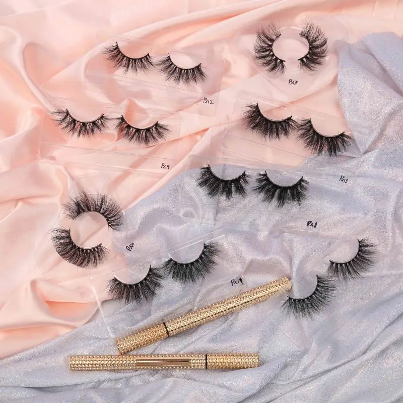 

New Arrival Own Brand Faux Mink Private Label Wholesale 3D Faux Mink Lashes