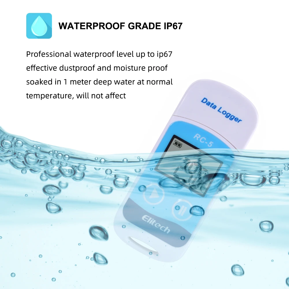 Mini Temperature Recorder Portable U Disc Temperature Recorder