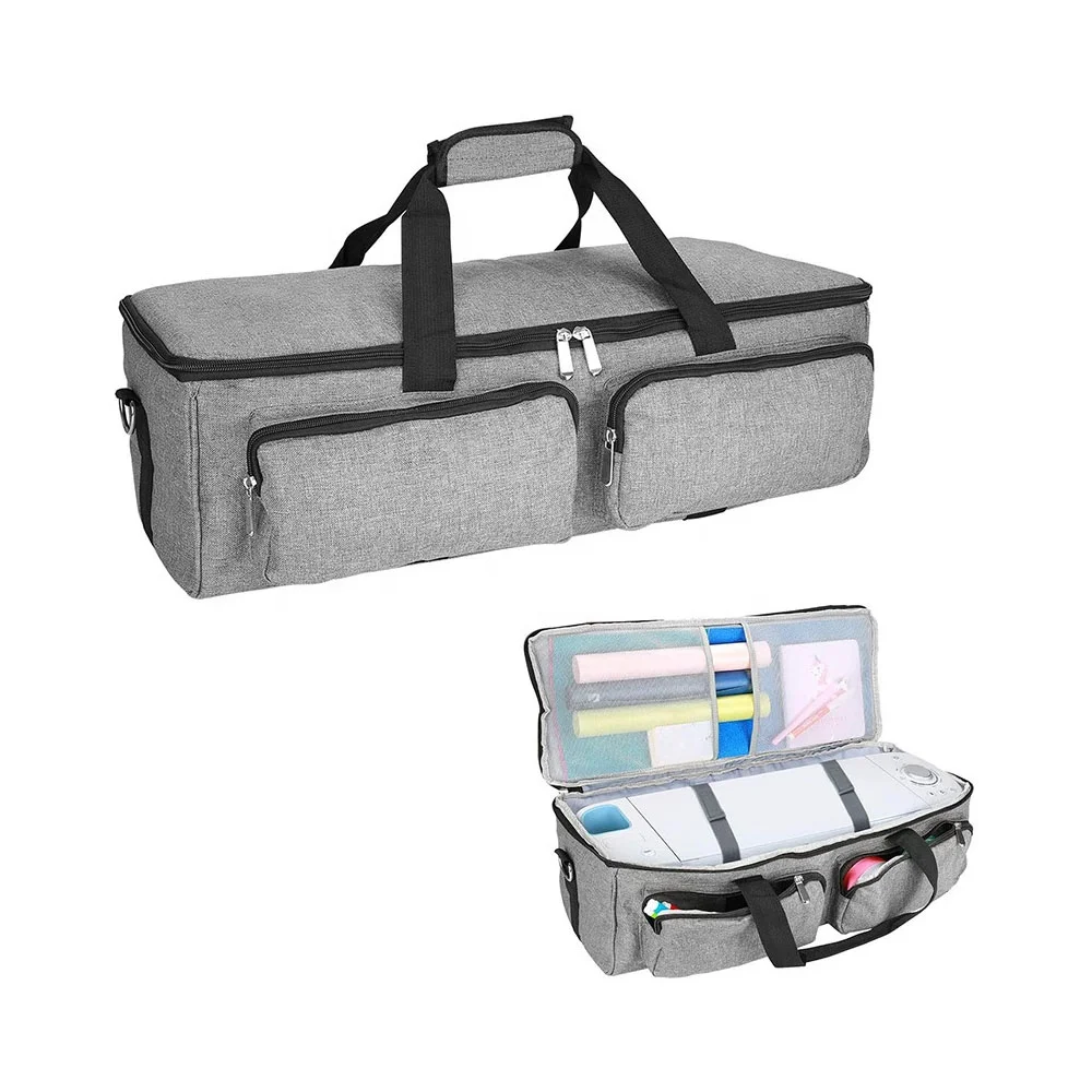 

DB-A301 Carrying Double-Layer Bag Compatible with Cricut Explore Air (Air2) and Maker, Grey