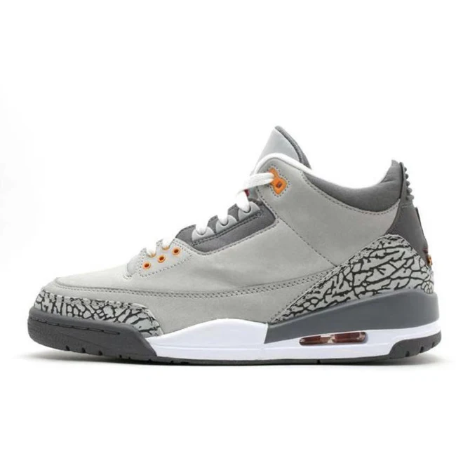 

men shoes 3 Retro Cool Grey sneakers fashion casual sports shoes basketball shoes