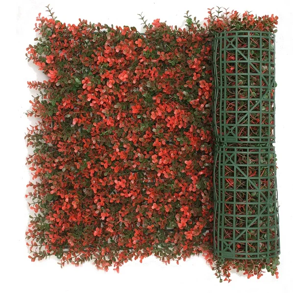 

Stock Sale Artificial Leaf Fence Plant Wall Panels, White, yellow, red, new green