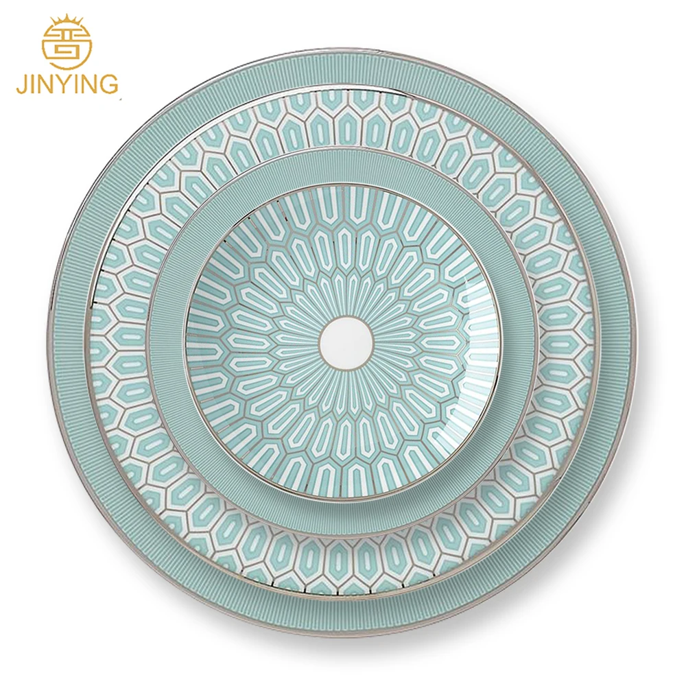 

High quality philippine dinnerware sets ceramic nordic dinner plates porcelain for home use, Customized color