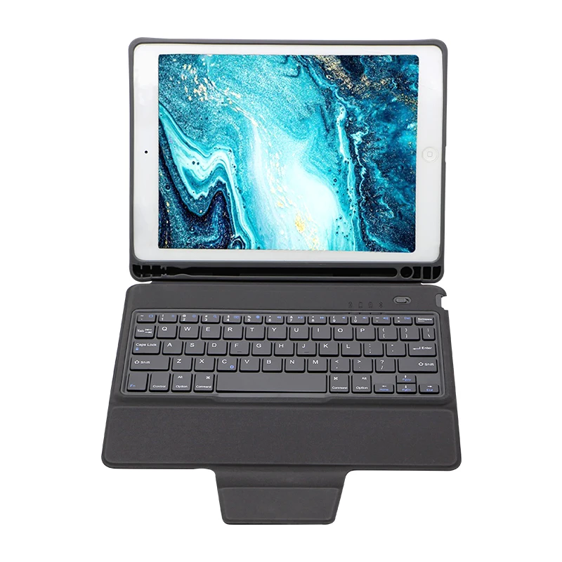 

New arrival 2020 BT wireless TPU keyboard case for 10.2inch New iPad