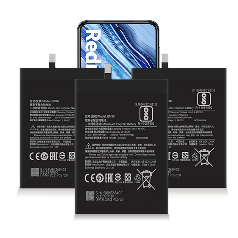 

Original Phone Battery For Xiaomi Redmi 4 4x 5 Mi2s Mi Max Max2 Mi9se 1s 6a Note A2 Lite 3 4 6 8 9 10s Black Shark 2 Pro Battery