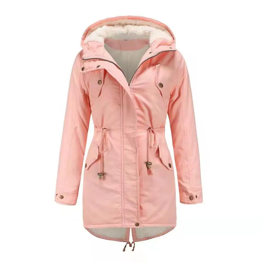 

Thick Winter Clothing Hooded Puffer Jacket Trendy Plus Size Women's Coats