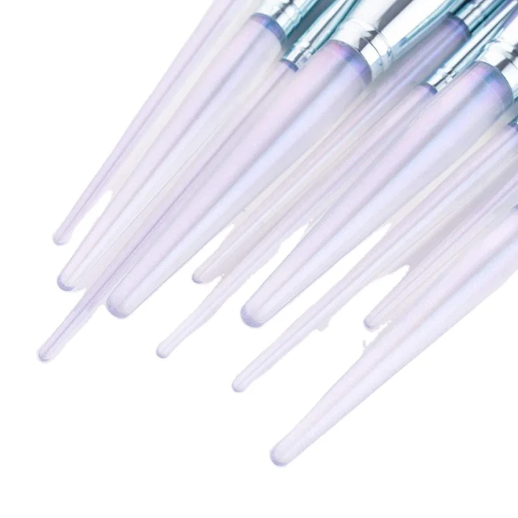 

private label make up brushes cosmetics set, White