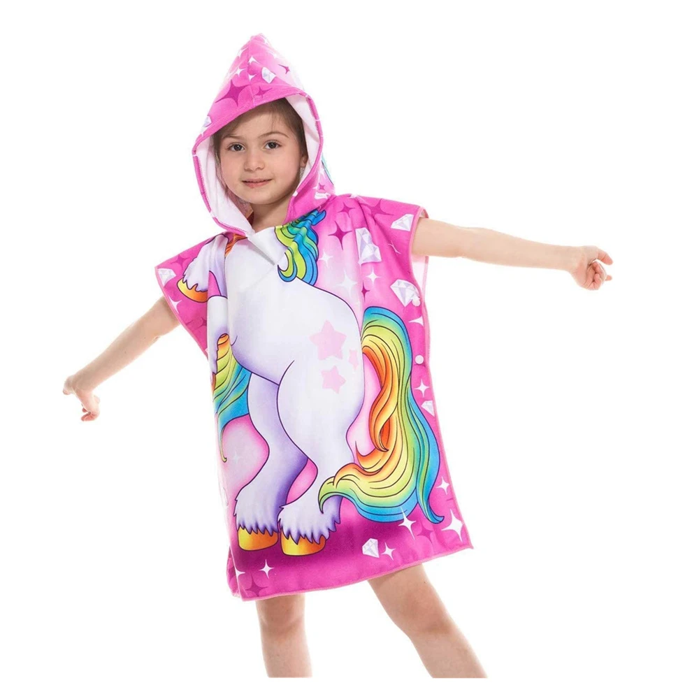 child hooded beach  towel