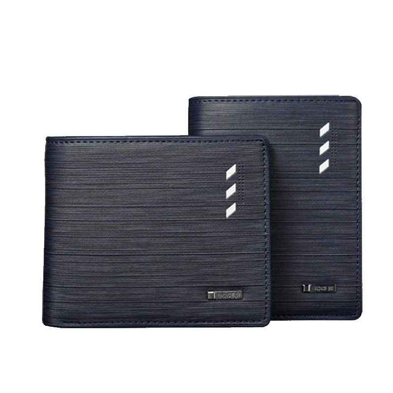 

Guangzhou mens bifold leather wallet pu casual wallet for men billetera hombre, Various colors available