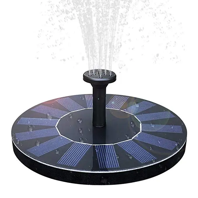 

Outdoor Solar powered Fountain Pump Waterfall for Pool Garden Pond Bird Bath Decorative Submersible Kit Water Pump