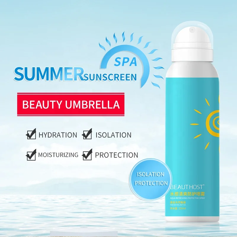 

Beach Defense Spray Sunscreen Water-resistant and Oil-free Sun Protection