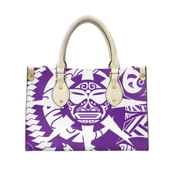 Customized Women Hand Bag Polynesian Floral Print Bolsa Navidad Classic Designer Fashion Tote Bags For Ladies Women Bags Handbag