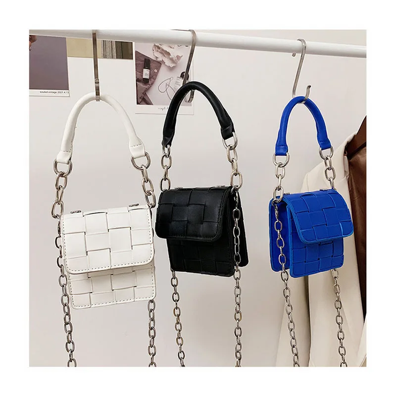 

Leather Woven Small Handle Bags For Women Luxury Brand Bag Luxury Weave Cassette Shoulder Bag 2021 Trend Crossbody Purses Female