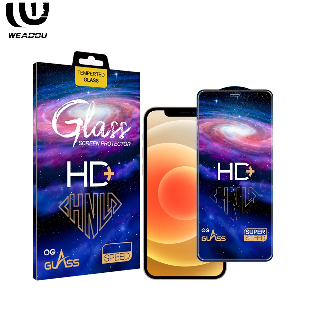 

WeAddU High Quality Tempered Glass For iPhone 12 11 Pro XS Max HD+ 9H Screen Protector For iPhone 12pro 12mini Screen Protector