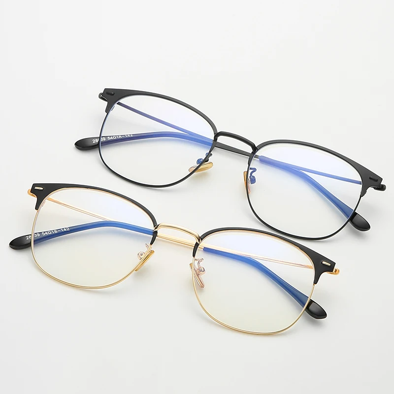 

Metal Optical Eyeglasses Women Men Alloy Material Lightweight Spectacle Frame For Myopic, Multi color