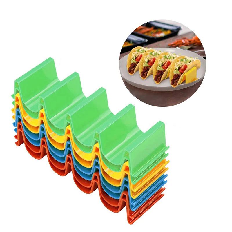 

2021 hot sale high quality plastic taco holder stand, Customized color