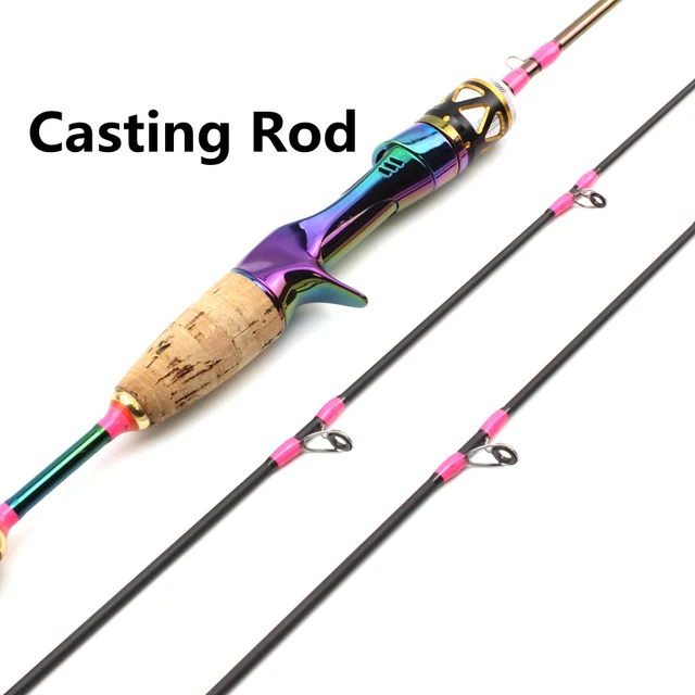 

New multi-specification color solid tip trout bait fishing rod ultra-light carbon manufacturing luya rod horsemouth bait rod, Spinning rod+casting rod