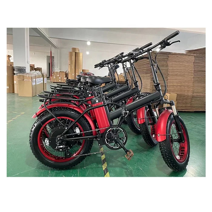 

2021 folding fat bike 20''x4.0 foldable electric fat bike