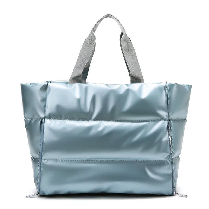Wholesale Dry And Wet Separation Puffy Waterproof Women's Sports Yoga Gym Bag Portable Single Shoulder Nylon Travel Duffel Bag