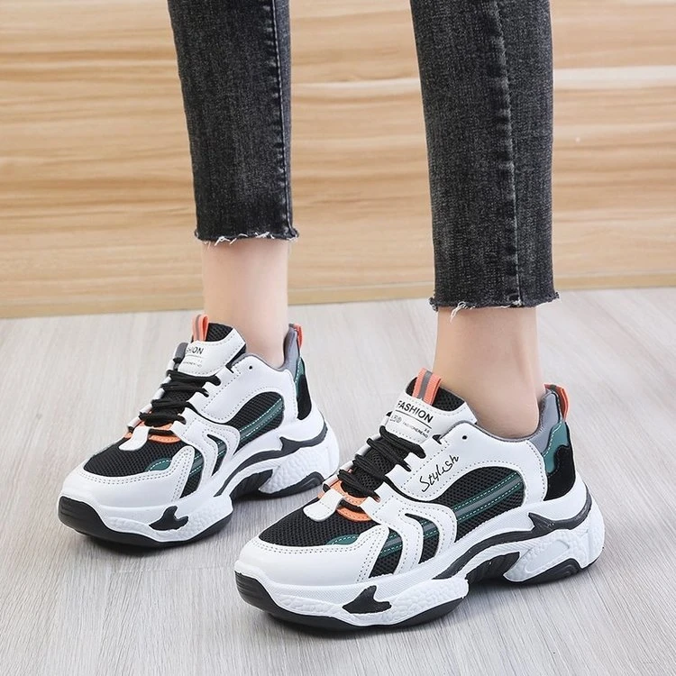 

WF8 All Season Breathable Women's Chunky wonderful sports shoes running Platform Sneakers women's clogs