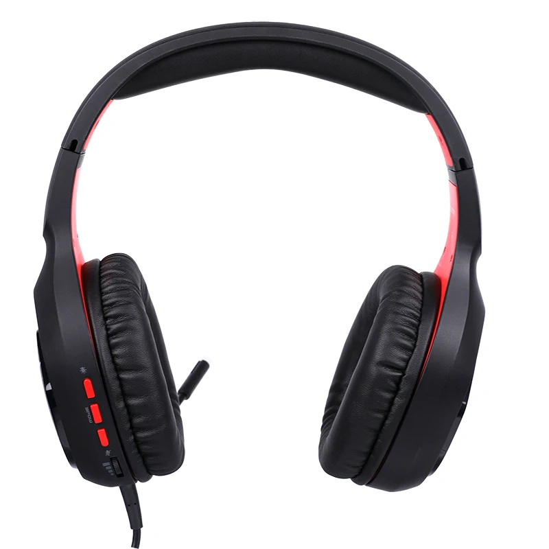 

SOMIC GS301 Virtual 7.1 surround Sound USB plug dual Models 2 color Cool LED Lights Gaming Headset with Microphone, Black