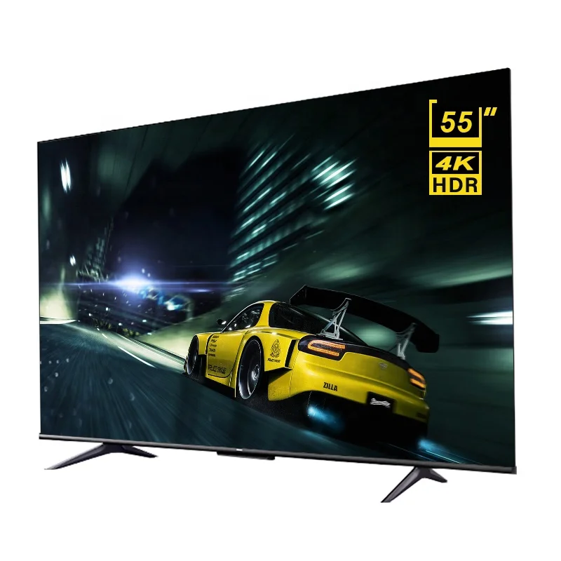 

55" Inch Tempered Glass 55'' Frameless Television 4K 2K Smart TV Android Digital Television OEM ODM